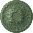 thumbnail image 1 of Ekena Millwork 26"OD x 3"P Tristan Ceiling Medallion (Fits Canopies up to 5 1/2"), Hand-Painted Athenian Green, 1 of 5