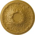 thumbnail image 1 of Ekena Millwork 26"OD x 3"P Tristan Ceiling Medallion (Fits Canopies up to 5 1/2"), Hand-Painted Iridescent Gold, 1 of 5