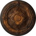 thumbnail image 1 of Ekena Millwork 26"OD x 3"P Vincent Ceiling Medallion (Fits Canopies up to 6"), Hand-Painted Rust, 1 of 5