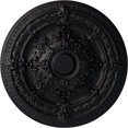 thumbnail image 1 of Ekena Millwork 26"OD x 3"P Vincent Ceiling Medallion (Fits Canopies up to 6"), Hand-Painted Steel Gray, 1 of 5
