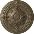 thumbnail image 1 of Ekena Millwork 26"OD x 3"P Vincent Ceiling Medallion (Fits Canopies up to 6"), Hand-Painted Warm Silver, 1 of 5