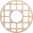 thumbnail image 1 of Ekena Millwork 26"OD x 9 1/2"ID x 3/8"T O'Neal Wood Fretwork Pierced Ceiling Medallion, Alder, 1 of 3