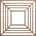 thumbnail image 1 of Ekena Millwork 26"OD x 9 1/2"ID x 3/8"T Raven Wood Fretwork Pierced Ceiling Medallion, Walnut, 1 of 3
