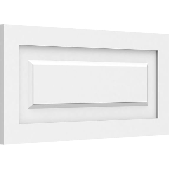 Ekena Millwork 26"W x 12"H x 5/8"P Harrison Raised Panel Decorative Wall Panel