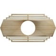 thumbnail image 1 of Ekena Millwork 26"W x 13"H x 6 7/8"ID x 1/4"T Chrysler Wood Fretwork Pierced Ceiling Medallion, Hickory, 1 of 3