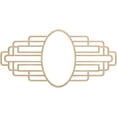 thumbnail image 1 of Ekena Millwork 26"W x 13"H x 7 1/8"IW x 12 3/8"IH x 1/4"T Elizabeth Wood Fretwork Pierced Ceiling Medallion, Alder, 1 of 3