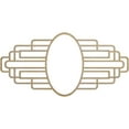 thumbnail image 1 of Ekena Millwork 26"W x 13"H x 7 1/8"IW x 12 3/8"IH x 3/8"T Elizabeth Wood Fretwork Pierced Ceiling Medallion, Hickory, 1 of 3