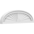 thumbnail image 1 of Ekena Millwork 26"W x 7-1/2"H x 2"P Elliptical Sunburst Architectural Grade PVC Pediment, 1 of 7
