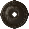 thumbnail image 1 of Ekena Millwork 27 1/2"OD x 3 7/8"ID x 2 1/4"P Heaton Ceiling Medallion (Fits Canopies up to 6 1/2"), Hand-Painted Stone Hearth, 1 of 6