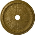 thumbnail image 1 of Ekena Millwork 27 1/2"OD x 4"ID x 1 1/2"P Winsor Ceiling Medallion (Fits Canopies up to 4"), Hand-Painted Gold, 1 of 5
