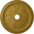 thumbnail image 1 of Ekena Millwork 27 1/2"OD x 4"ID x 1 1/2"P Winsor Ceiling Medallion (Fits Canopies up to 4"), Hand-Painted Pharaohs Gold, 1 of 5