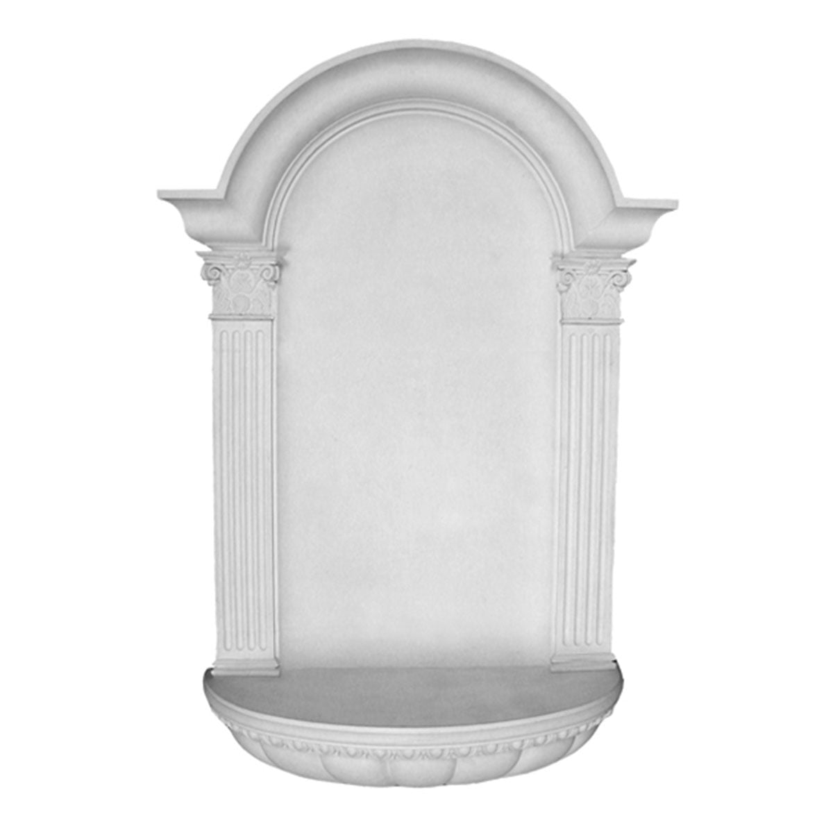 Ekena Millwork 27 1/2"W x 45"H x 7 1/4"D Waltz Wall Niche, Surface Mount