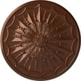 thumbnail image 1 of Ekena Millwork 27 1/8"OD x 2 5/8"P Artis Ceiling Medallion, Hand-Painted Copper Penny, 1 of 5