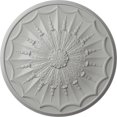 thumbnail image 1 of Ekena Millwork 27 1/8"OD x 2 5/8"P Artis Ceiling Medallion, Hand-Painted Frost, 1 of 5