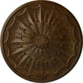 thumbnail image 1 of Ekena Millwork 27 1/8"OD x 2 5/8"P Artis Ceiling Medallion, Hand-Painted Root Beer Crackle, 1 of 5