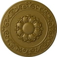 thumbnail image 1 of Ekena Millwork 27 3/4"OD x 2"P Sydney Ceiling Medallion (Fits Canopies up to 5 3/4"), Hand-Painted Gold, 1 of 6