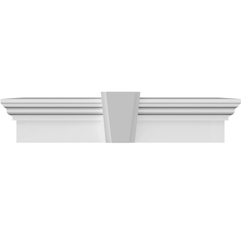 Ekena Millwork 2 in. D x 9 in. W x 108 in. L Primed Polyurethane Pilaster 1-Pack