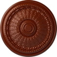 thumbnail image 1 of Ekena Millwork 27"OD x 2 1/2"P Brunswick Ceiling Medallion (Fits Canopies up to 4 1/2"), Hand-Painted Firebrick, 1 of 5