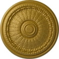 thumbnail image 1 of Ekena Millwork 27"OD x 2 1/2"P Brunswick Ceiling Medallion (Fits Canopies up to 4 1/2"), Hand-Painted Pharaohs Gold, 1 of 5