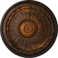thumbnail image 1 of Ekena Millwork 27"OD x 2 1/2"P Brunswick Ceiling Medallion (Fits Canopies up to 4 1/2"), Hand-Painted Rust, 1 of 5