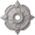 thumbnail image 1 of Ekena Millwork 28 3/8"OD x 3 3/4"ID x 1 5/8"P Benson Classic Ceiling Medallion (Fits Canopies up to 6 1/2"), Hand-Painted Ultra Pure White, 1 of 6
