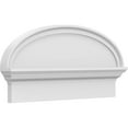 thumbnail image 1 of Ekena Millwork 28"W x 13-7/8"H x 2-3/4"P Elliptical Smooth Architectural Grade PVC Combination Pediment, 1 of 7