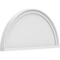 thumbnail image 1 of Ekena Millwork 28"W x 14"H x 2"P Half Round Smooth Architectural Grade PVC Pediment, 1 of 7