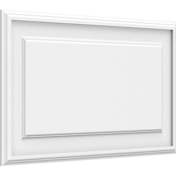 Ekena Millwork 28"W x 16"H x 5/8"P Legacy Raised Panel Decorative Wall Panel