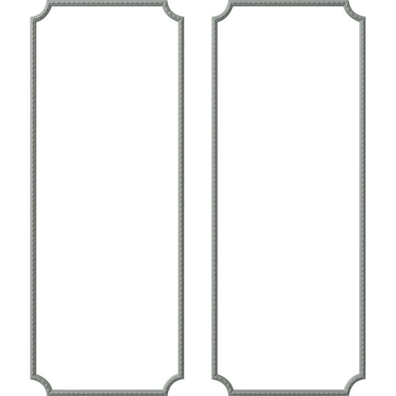 Ekena Millwork 28"W x 72"H Bulwark Rope Panel Moulding Kit (Double Panel)