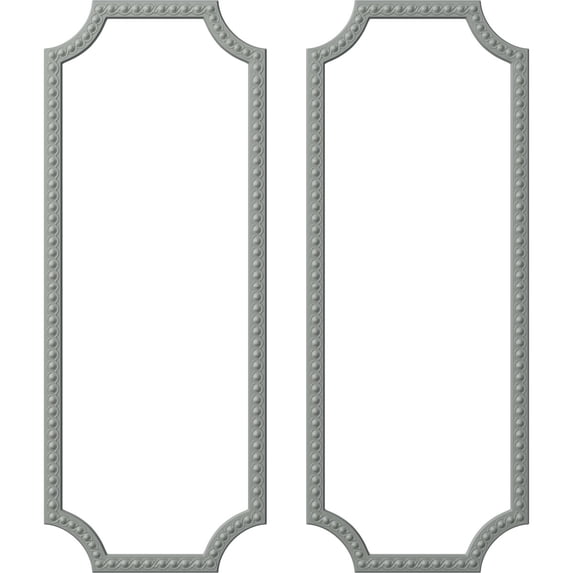 Ekena Millwork 28"W x 72"H Foster Running Coin Panel Moulding Kit (Double Panel)