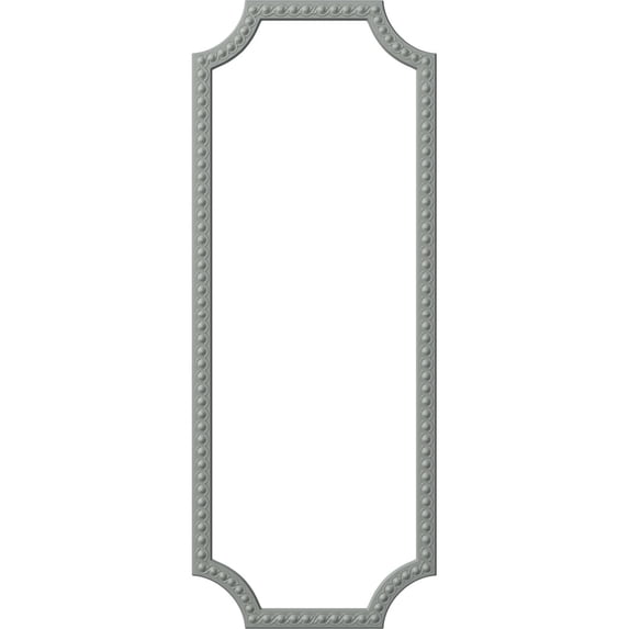 Ekena Millwork 28"W x 72"H Foster Running Coin Panel Moulding Kit (Single Panel)