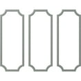 thumbnail image 1 of Ekena Millwork 28"W x 72"H Foster Running Coin Panel Moulding Kit (Triple Panel), 1 of 10