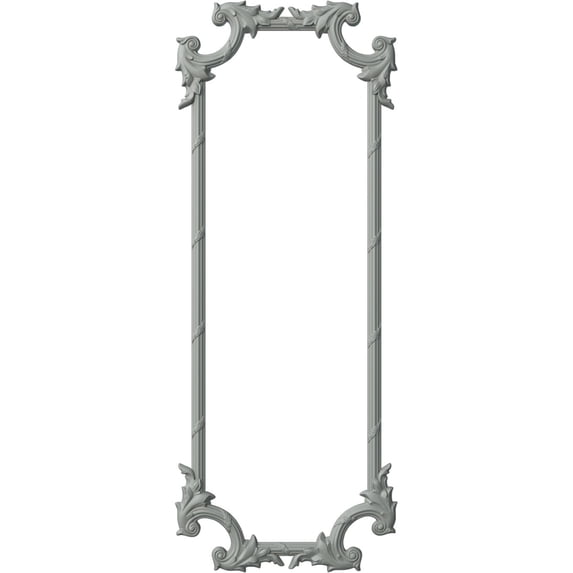 Ekena Millwork 28"W x 72"H Tirana Panel Moulding Kit (Single Panel)