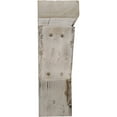 thumbnail image 1 of Ekena Millwork 3 1/2"W x 10"D x 12"H Vintage Farmhouse Bracket, Barnwood Decor Collection, Chalk Dust White (6-Pack), 1 of 5
