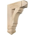 thumbnail image 1 of Ekena Millwork 3 1/2"W x 14"D x 18"H Olympic Arts & Crafts Smooth Bracket, Douglas Fir, 1 of 4