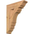thumbnail image 1 of Ekena Millwork 3 1/2"W x 14"D x 18"H Olympic Traditional Smooth Bracket, Western Red Cedar, 1 of 4