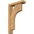 thumbnail image 1 of Ekena Millwork 3 1/2"W x 14"D x 22"H Westlake Block Smooth Bracket w/ Offset Brace, Western Red Cedar, 1 of 25