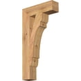 thumbnail image 1 of Ekena Millwork 3 1/2"W x 14"D x 26"H Olympic Block Smooth Bracket, Western Red Cedar, 1 of 4