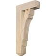 thumbnail image 1 of Ekena Millwork 3 1/2"W x 14"D x 26"H Olympic Craftsman Smooth Bracket, Douglas Fir, 1 of 4