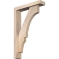 thumbnail image 1 of Ekena Millwork 3 1/2"W x 16"D x 24"H Balboa Block Smooth Bracket w/ Offset Brace, Douglas Fir, 1 of 25