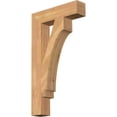 thumbnail image 1 of Ekena Millwork 3 1/2"W x 16"D x 28"H Imperial Block Smooth Bracket, Western Red Cedar, 1 of 4