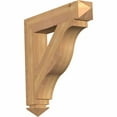 thumbnail image 1 of Ekena Millwork 3 1/2"W x 20"D x 24"H Funston Arts & Crafts Smooth Bracket, Western Red Cedar, 1 of 13