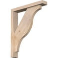 thumbnail image 1 of Ekena Millwork 3 1/2"W x 20"D x 24"H Funston Block Smooth Bracket w/ Offset Brace, Douglas Fir, 1 of 25