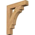 thumbnail image 1 of Ekena Millwork 3 1/2"W x 20"D x 24"H Merced Block Smooth Bracket, Western Red Cedar, 1 of 25