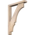 thumbnail image 1 of Ekena Millwork 3 1/2"W x 20"D x 28"H Balboa Block Smooth Bracket w/ Offset Brace, Douglas Fir, 1 of 25