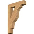 thumbnail image 1 of Ekena Millwork 3 1/2"W x 20"D x 28"H Funston Block Smooth Bracket, Western Red Cedar, 1 of 25
