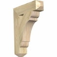 thumbnail image 1 of Ekena Millwork 3 1/2"W x 20"D x 28"H Olympic Traditional Smooth Bracket, Western Red Cedar, 1 of 4