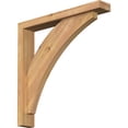 thumbnail image 1 of Ekena Millwork 3 1/2"W x 22"D x 22"H Thorton Block Smooth Bracket w/ Offset Brace, Western Red Cedar, 1 of 25