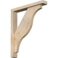 thumbnail image 1 of Ekena Millwork 3 1/2"W x 22"D x 26"H Funston Block Smooth Bracket w/ Offset Brace, Douglas Fir, 1 of 25