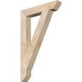 thumbnail image 1 of Ekena Millwork 3 1/2"W x 22"D x 34"H Traditional Slat Smooth Bracket, Douglas Fir, 1 of 4